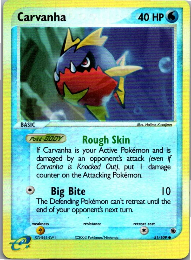 Carvanha Kanivanha 51/109 EX Rubin & Saphir – Vorderseite