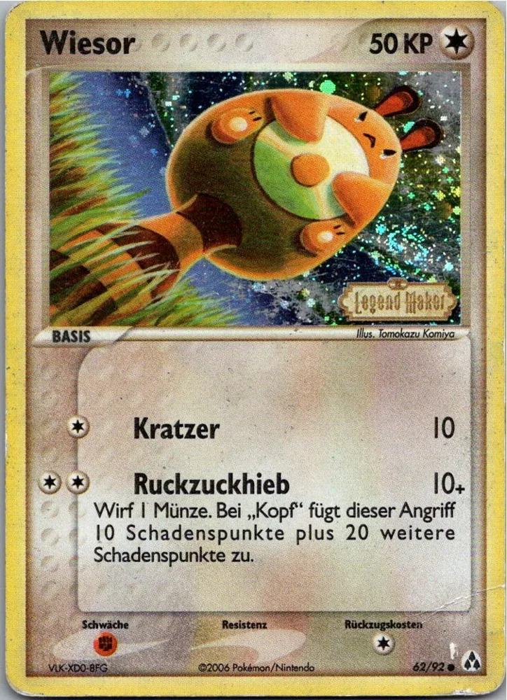 Wiesor 62/92 EX Legend Maker – Vorderseite