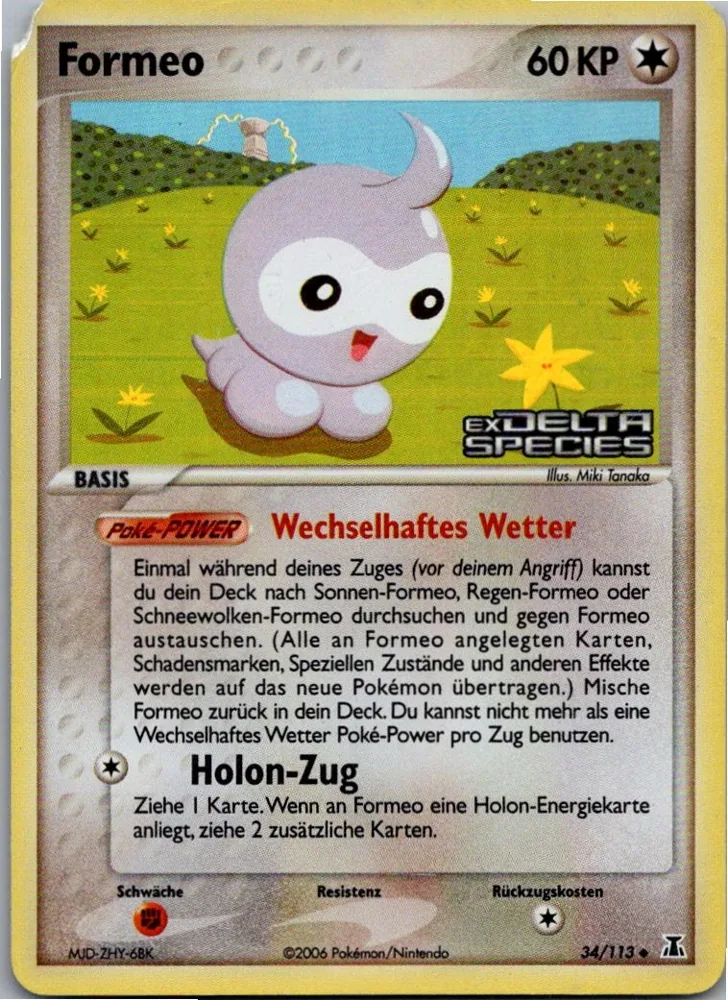 Formeo 34/113 EX Delta Species – Vorderseite