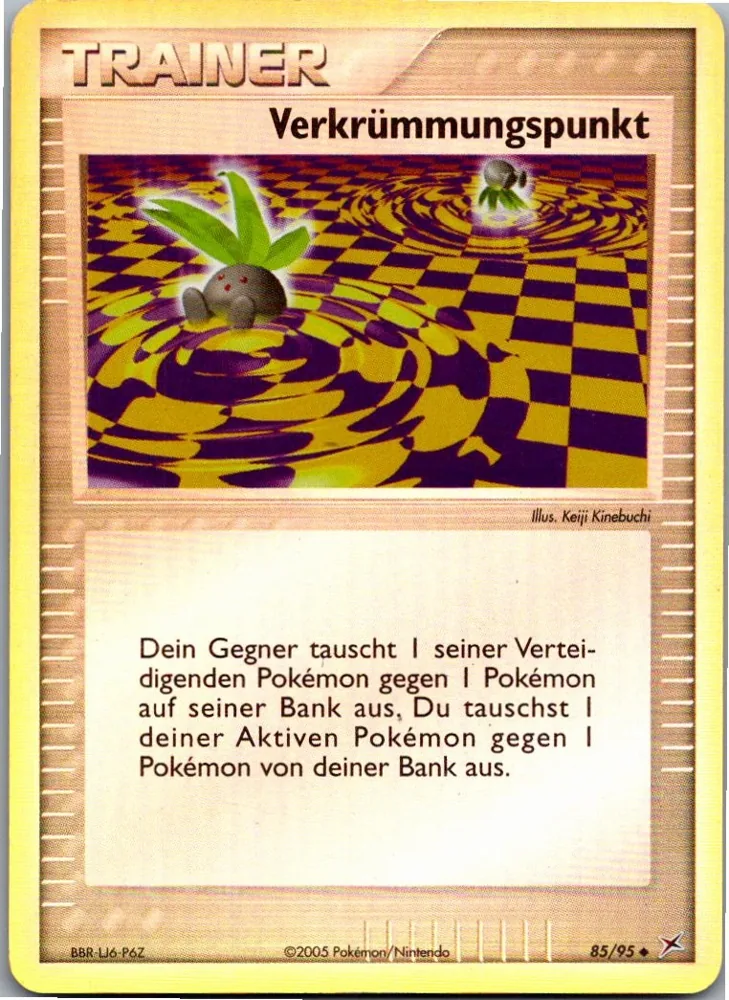 Verkrümmungspunkt 85/95 EX Team Magma vs Team Aqua – Vorderseite