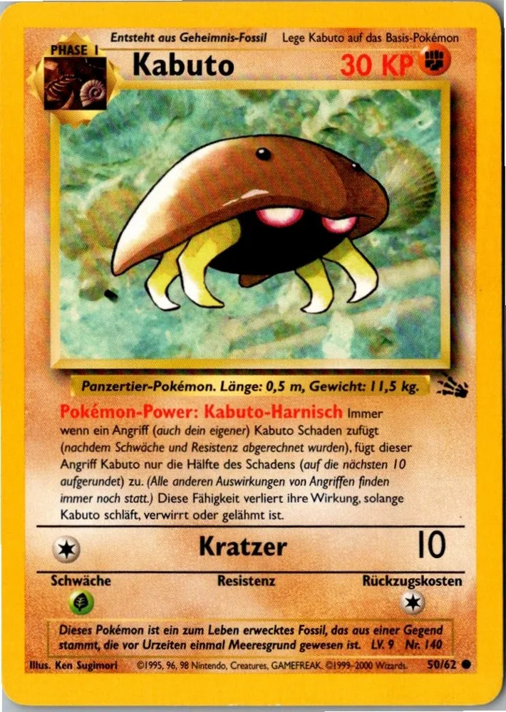 Kabuto 50/62 Fossil – Vorderseite