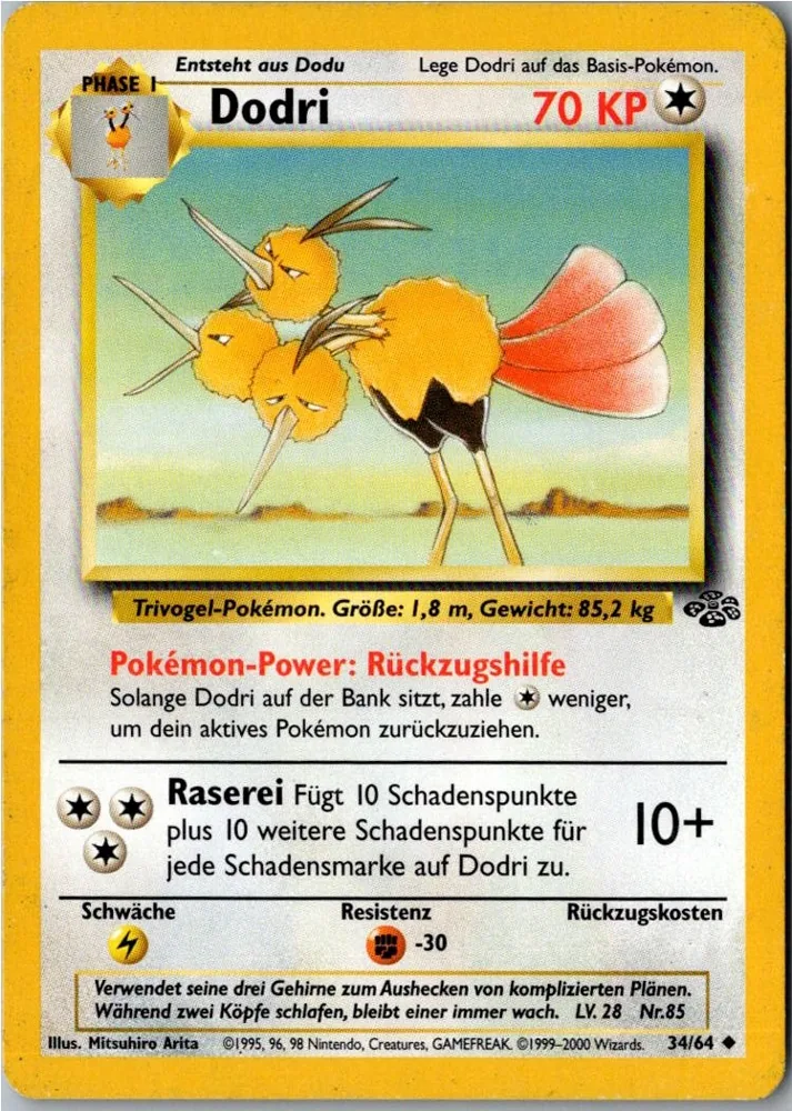 Beispiel: Dodri 34/64 Dschungel