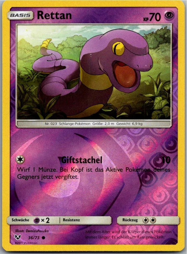 Rettan 36/73 Schimmernde Legenden – Vorderseite