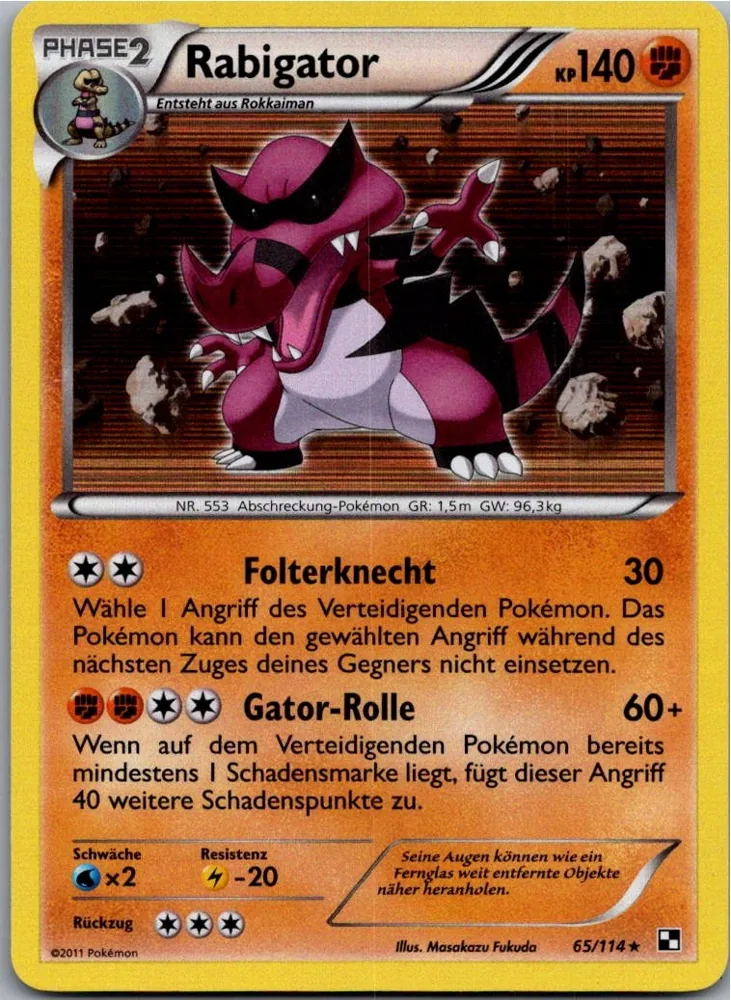 Rabigator 65/114 Schwarz & Weiß – Vorderseite