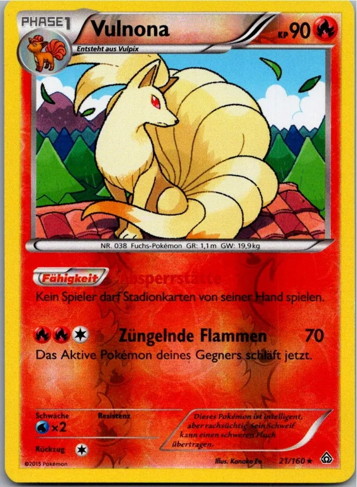 Vulnona 21/160 Protoschock – Vorderseite