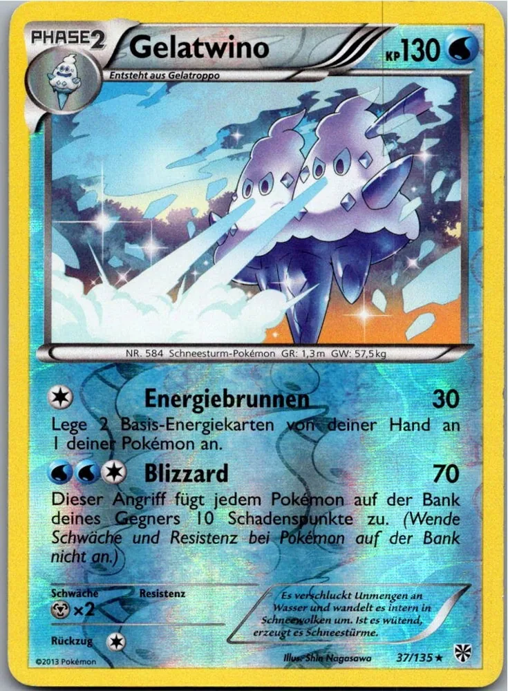 Gelatwino 37/135 Plasma-Sturm – Vorderseite