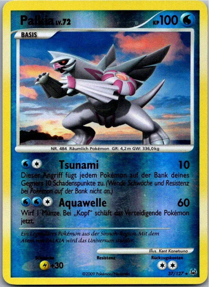 Palkia 37/127 Platin – Vorderseite