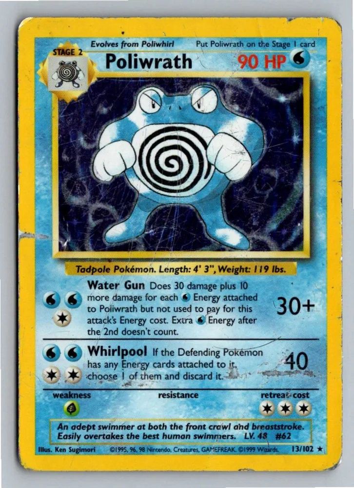 Poliwrath Quappo 13/102 Grundset – Vorderseite