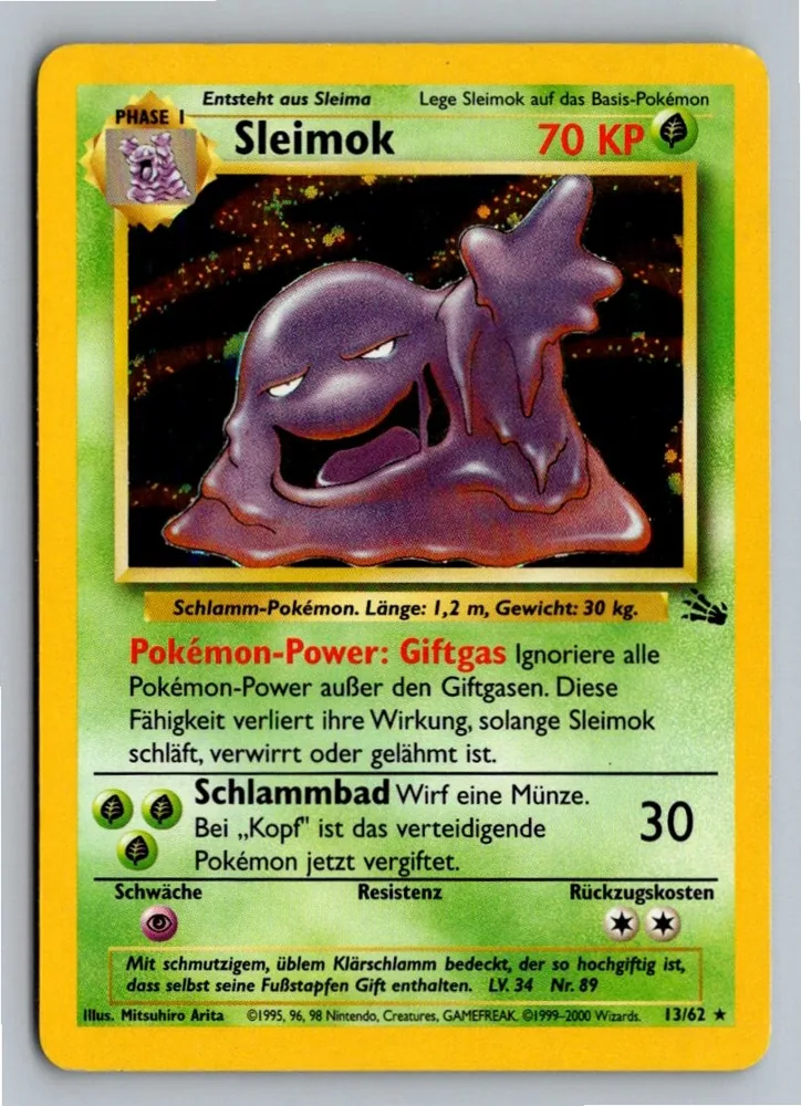 Sleimok 13/62 Fossil – Vorderseite