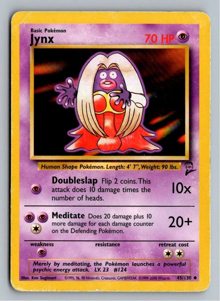 Jynx Rossana 45/130 Base Set 2 – Vorderseite