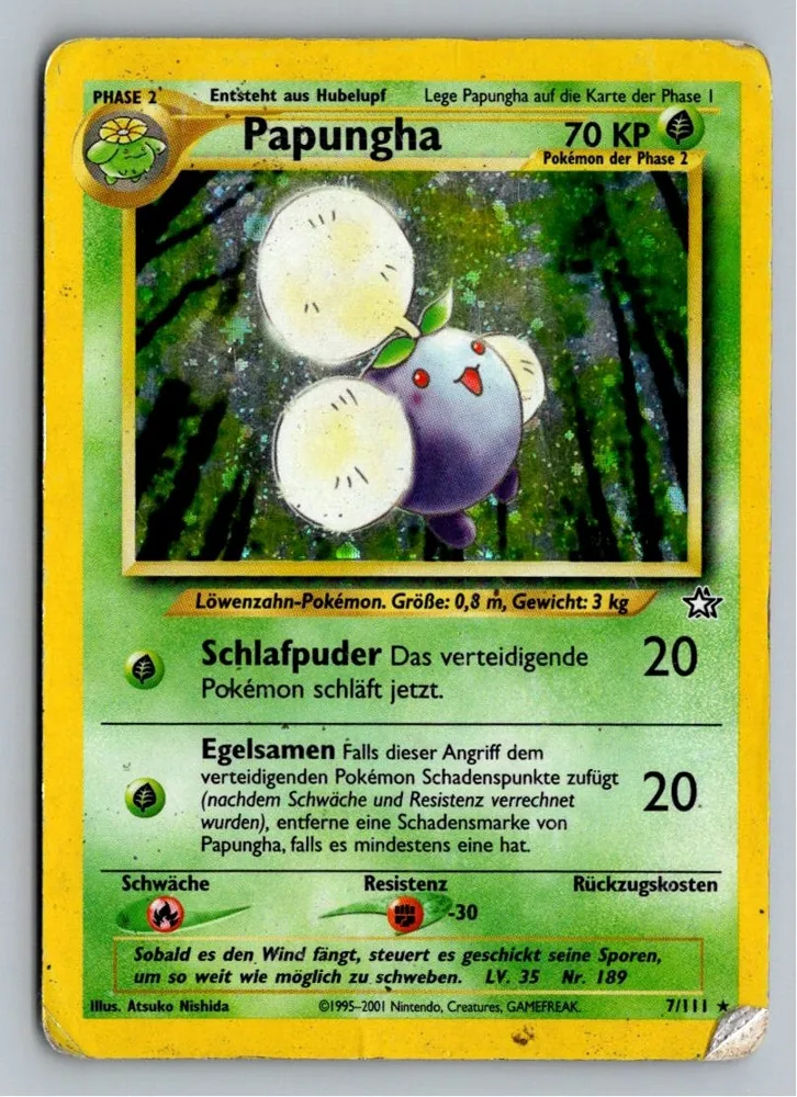 Papungha 7/111 Neo Genesis – Vorderseite