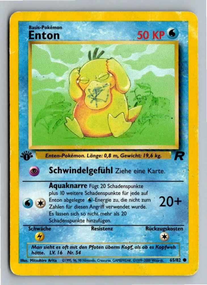 Enton 65/82 Team Rocket – Vorderseite