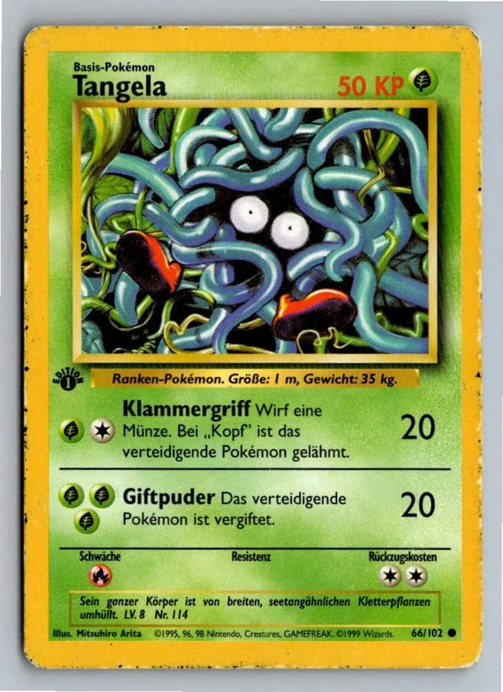 Tangela 66/102 Grundset – Vorderseite