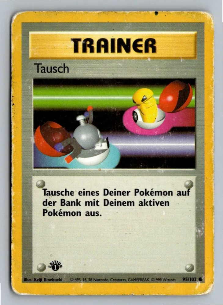 Tausch 95/102 Grundset – Vorderseite