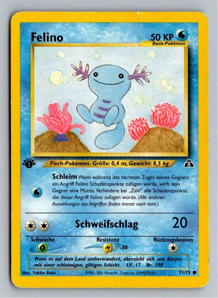 Felino 71/75 Neo Entdeckung – Vorderseite