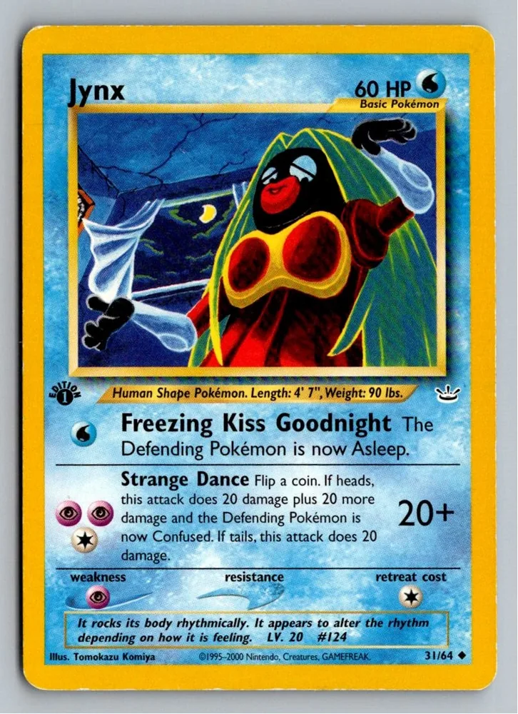 Jynx Rossana 31/64 Neo Revelation – Vorderseite