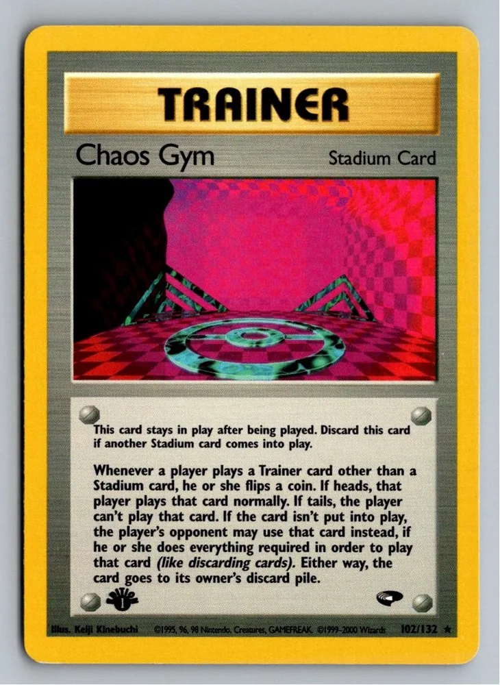Chaos Gym 102/132 Gym Challenge – Vorderseite