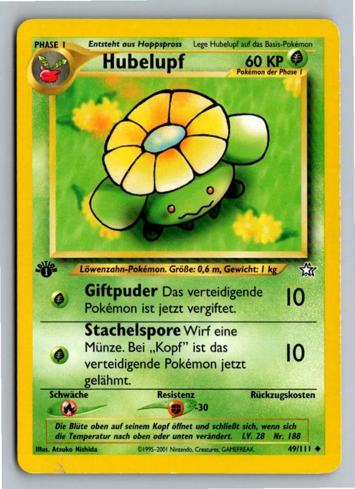 Hubelupf 49/111 Neo Genesis – Vorderseite