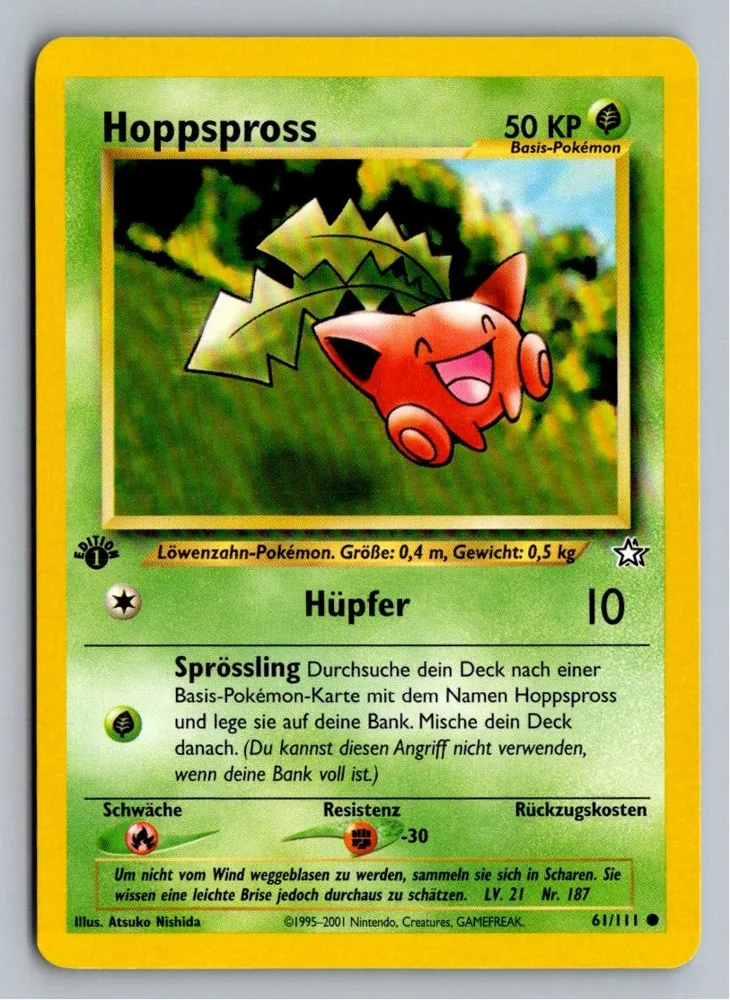 Hoppspross 61/111 Neo Genesis – Vorderseite