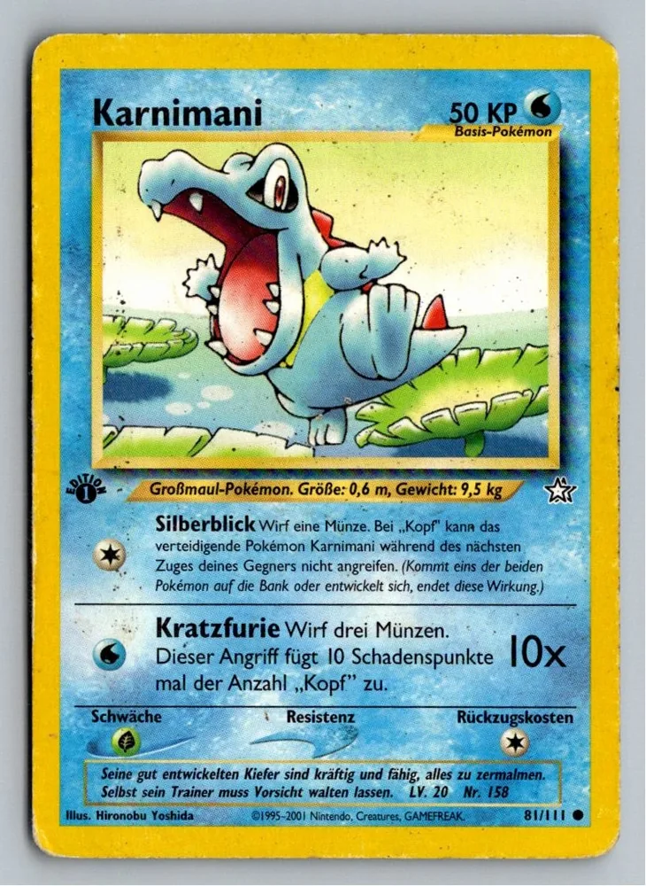 Karnimani 81/111 Neo Genesis – Vorderseite