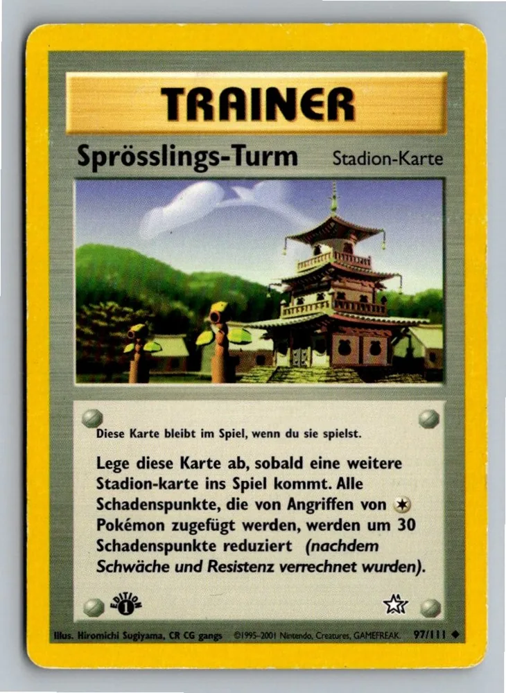 Sprösslings-Turm 97/111 Neo Genesis – Vorderseite