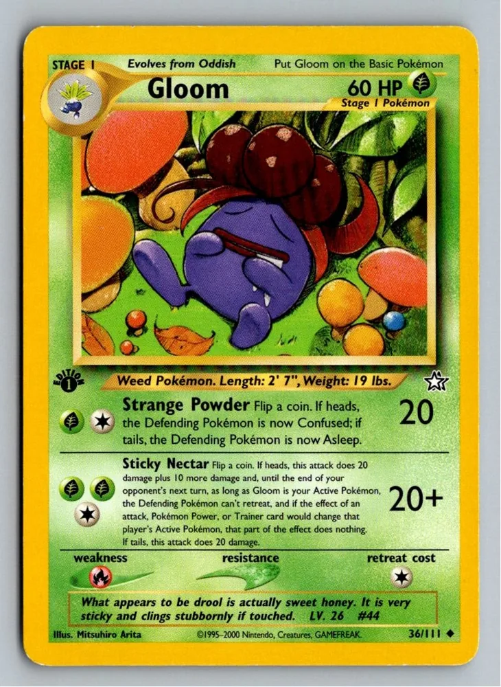 Gloom Duflor 36/111 Neo Genesis – Vorderseite