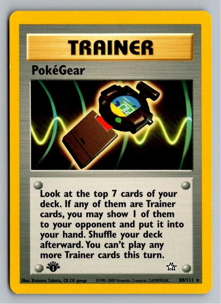 PokéGear PokéCom 88/111 Neo Genesis – Vorderseite