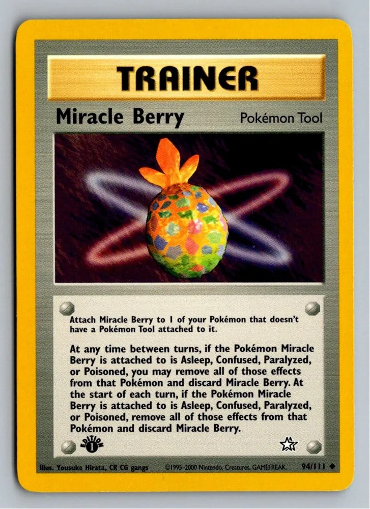Miracle Berry Wunderbeere 94/111 Neo Genesis – Vorderseite