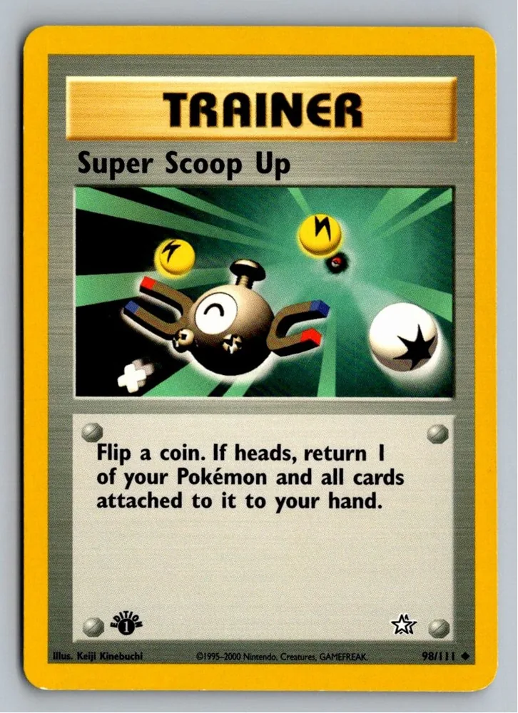 Super Scoop Up 98/111 Neo Genesis – Vorderseite