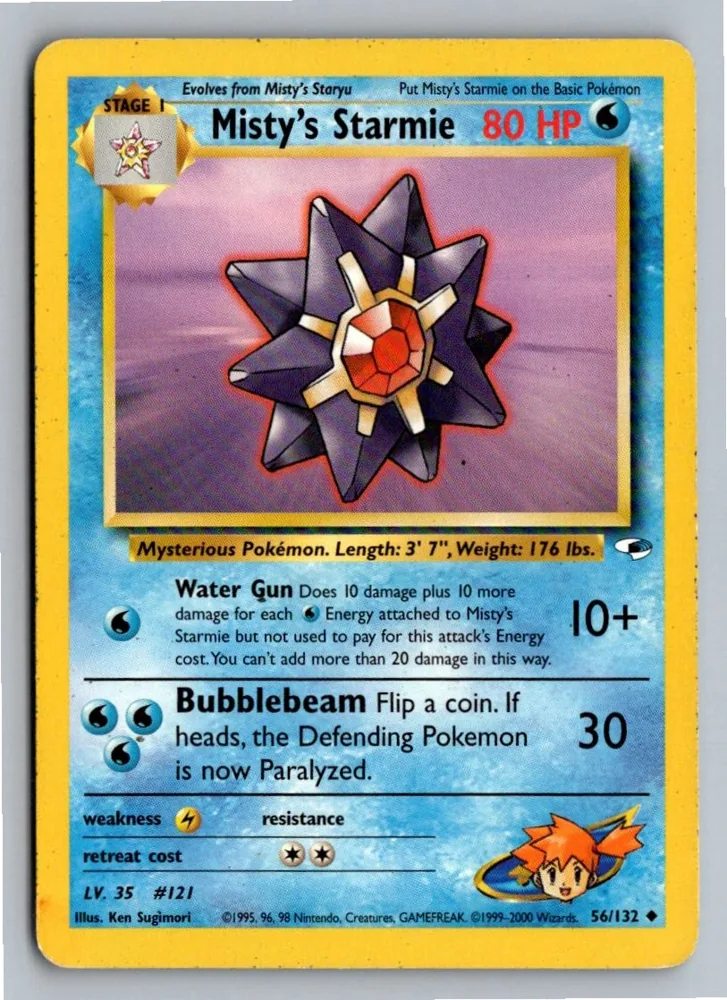 Misty's Starmie 56/132 Gym Heroes – Vorderseite