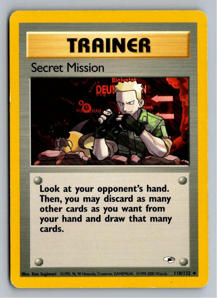 Secret Mission 118/132 Gym Heroes – Vorderseite