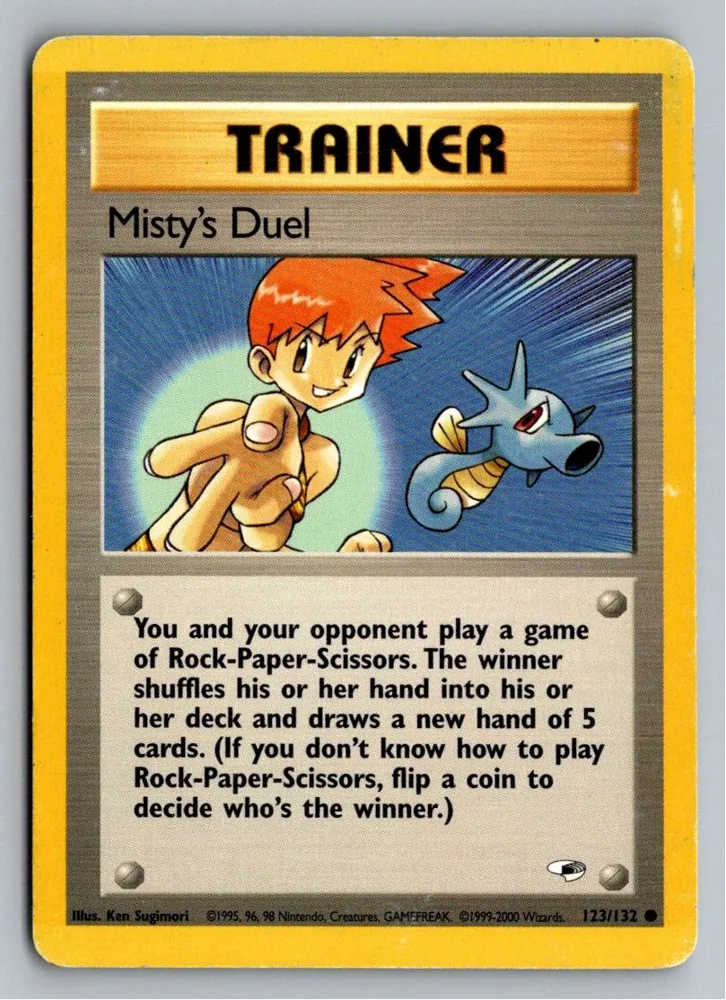Misty's Duel 123/132 Gym Heroes – Vorderseite