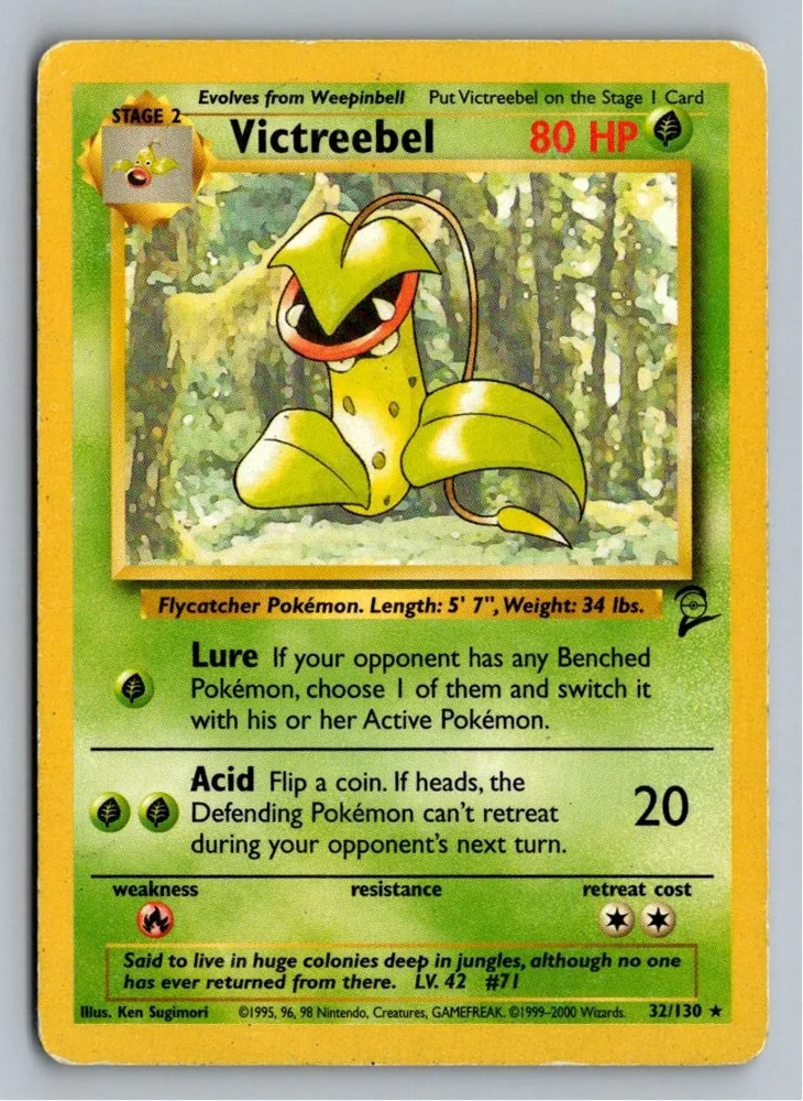 Victreebel Sarzenia 32/130 Base Set 2 – Vorderseite
