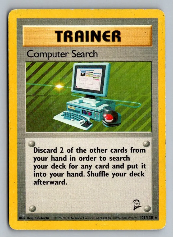 Computer Search Computersuche 101/130 Base Set 2 – Vorderseite