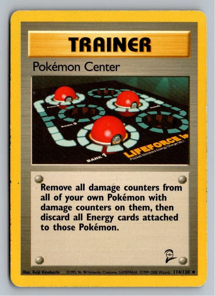 Pokémon Center Center 114/130 Base Set 2 – Vorderseite