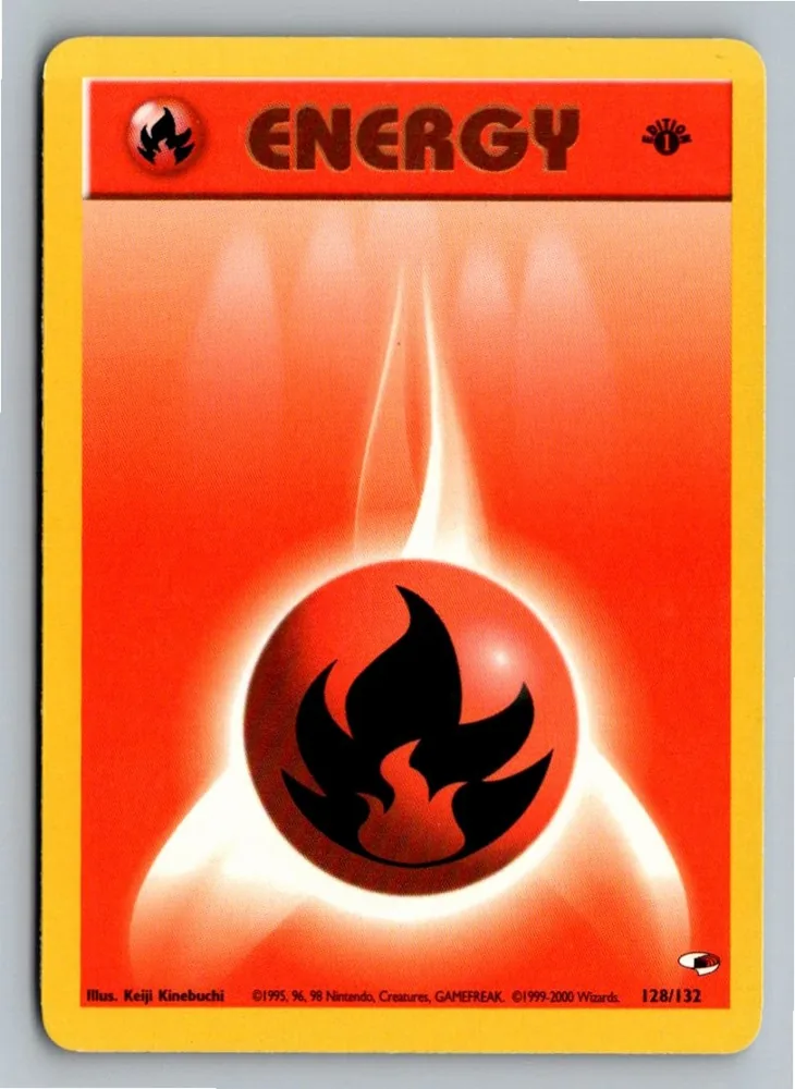 Fire Energy 128/132 Gym Heroes – Vorderseite