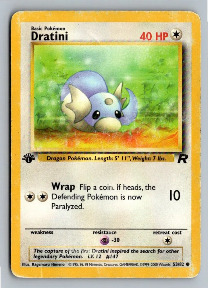 Dratini 53/82 Team Rocket – Vorderseite