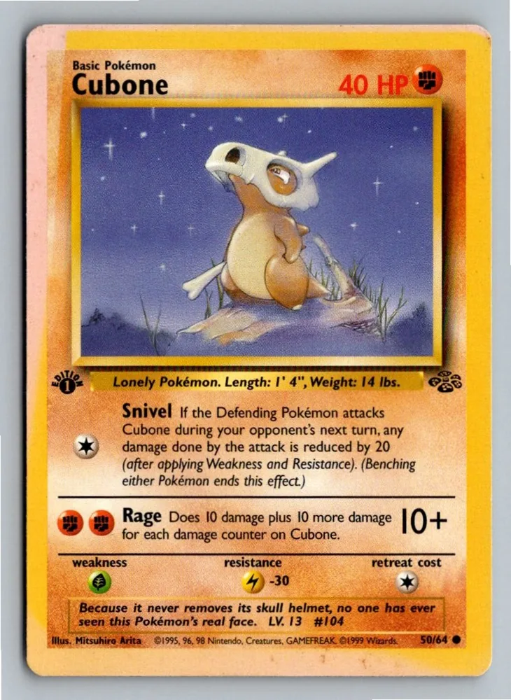 Cubone Tragosso 50/64 Dschungel – Vorderseite