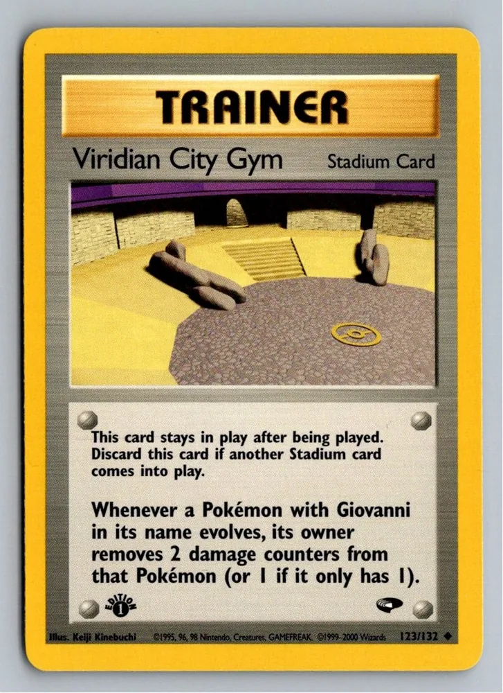 Viridian City Gym 123/132 Gym Challenge – Vorderseite