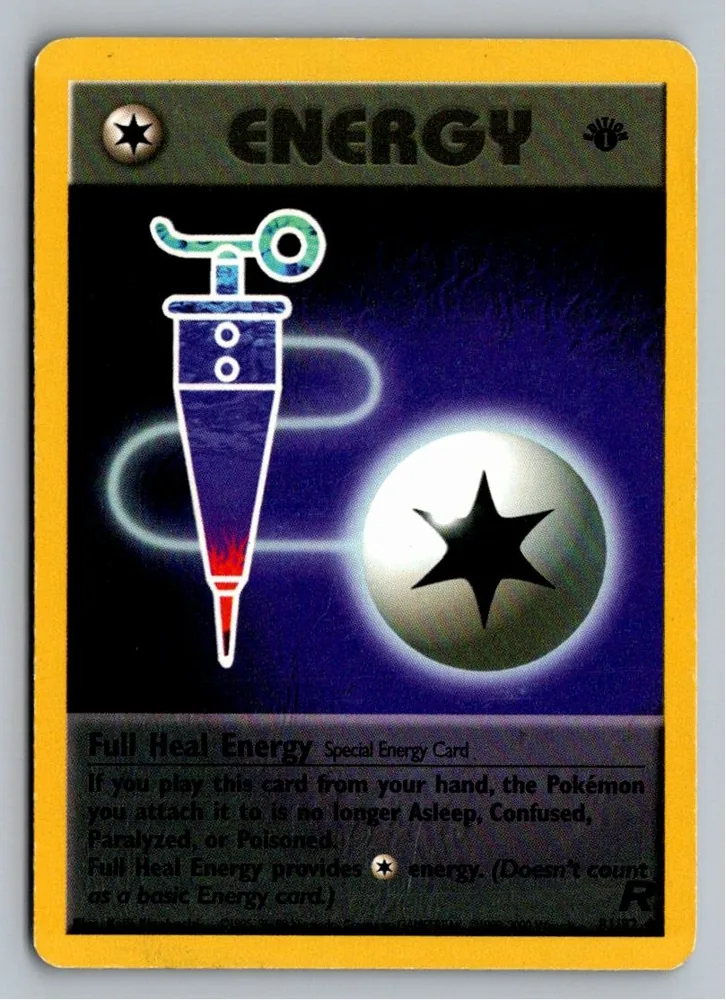 Full Heal Energy 81/82 Team Rocket – Vorderseite