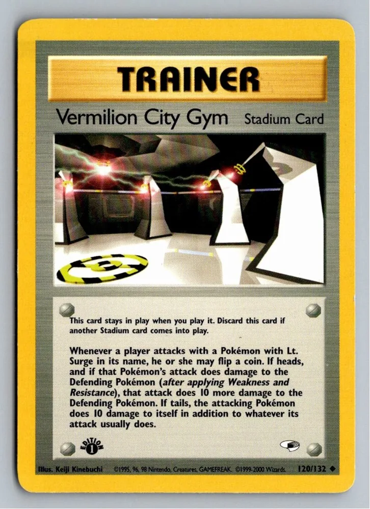 Vermilion City Gym 120/132 Gym Heroes – Vorderseite
