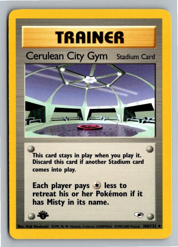 Cerulean City Gym 108/132 Gym Heroes – Vorderseite