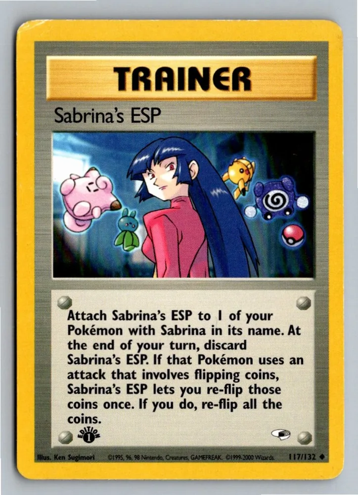 Sabrina's ESP 117/132 Gym Heroes – Vorderseite