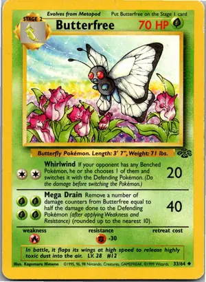 Butterfree Smettbo Exemplar 3,25 €