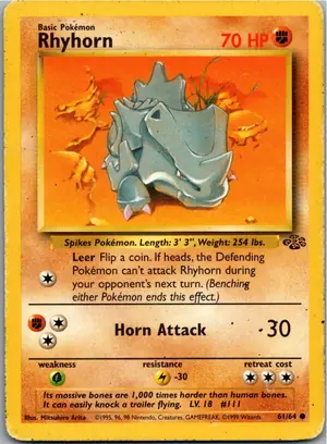 Rhyhorn Rihorn Exemplar 3,25 €
