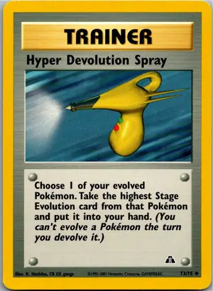 Hyper Devolution Spray 73/75 Neo Entdeckung – Vorderseite