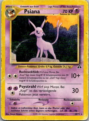 Pokémon-Karte Psiana 20/75 Neo Entdeckung