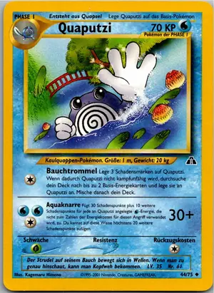 Pokémon-Karte Quaputzi 44/75 Neo Entdeckung
