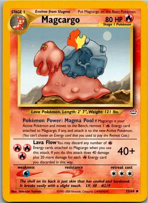 Pokémon-Karte Magcargo 33/64 Neo Revelation