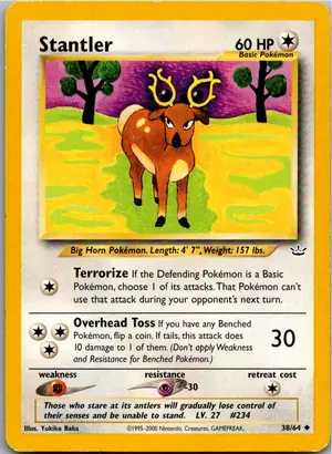 Pokémon-Karte Stantler Damhirplex 38/64 Neo Revelation